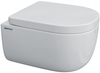 Комплект Berges 4в1 043231: инсталляция NOVUM525 кнопка L3 хром глянец унитаз EGO Rimless сиденье Toma SO